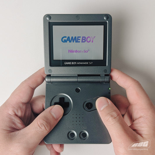 Nintendo Game Boy Advance SP AGS101 Graphite Complete In Box