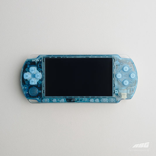 Sony PSP-3000 Transparent Shell Blue